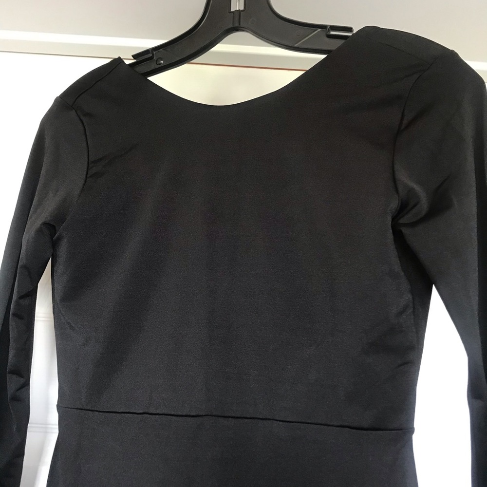 NWT Nasty Gal Low-back Long-sleeve Mini Dress Sz 6 - Picture 6 of 11